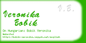veronika bobik business card